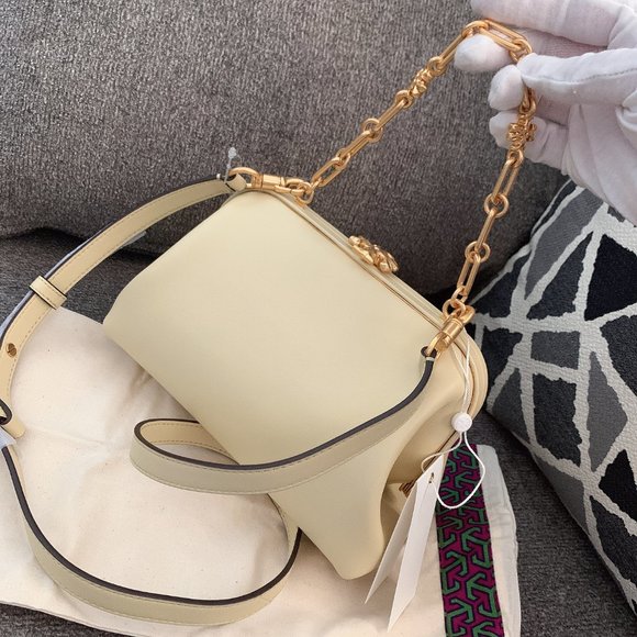 NWT Tory Burch Butter Milk 82256 Cleo small bag - Picture 4 of 8